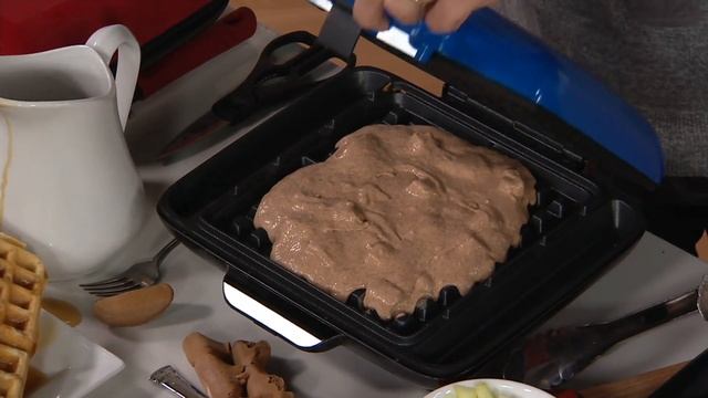Cook's Essentials No Mess Belgian Waffle Maker on QVC смотреть онлайн