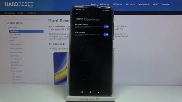 How To Allow Camera QR Scan On POCO X3 Pro - Find QR Code Reader
