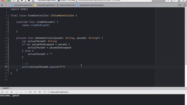Swift Optional String Or Empty Extension смотреть онлайн