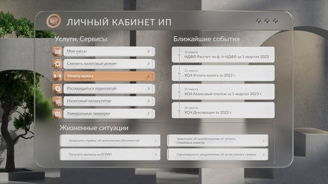 Сервис «Личный кабинет ИП» смотреть онлайн