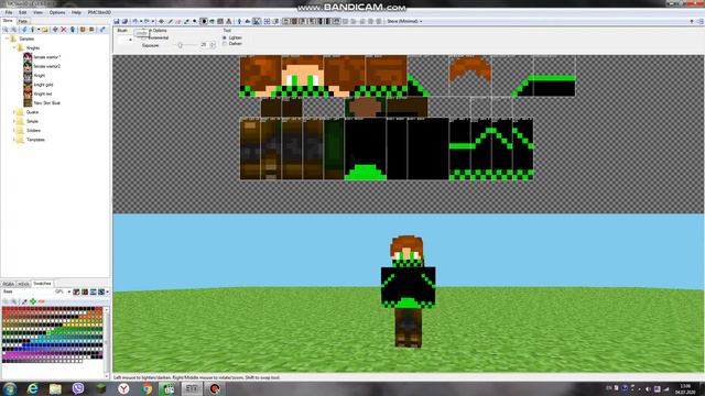 как создать свой скин (программа Mcskin 3D) (часть 3) смотреть онлайн