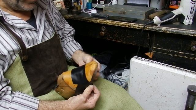 Сапоги STEEL. Восстанавливаю союзки.