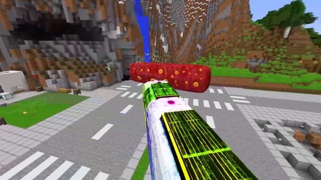 This is SCARY TRAIN EATER FAMILY in Minecraft animations ! Train Eater SON and Train Eater Mother ! смотреть онлайн