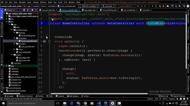 #23 || Flutter GetX Tutorial || Fetch API Data with GetConnect & StateMixin in GetX смотреть онлайн