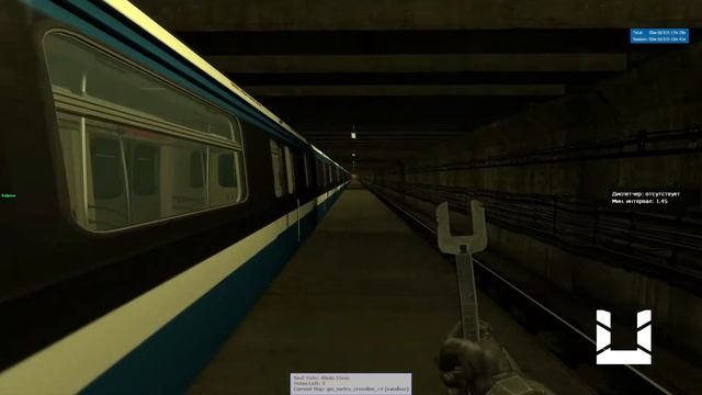 Запуск 81-722 из состояния "Запущен полностью" | Metrostroi смотреть онлайн