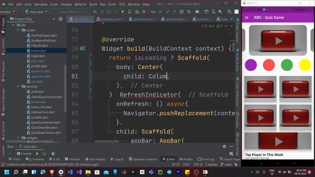 [HINDI] #27 KBC QUIZ APP || PROJECT COMPLETED || Flutter Tutorial For Beginners || QuizApp смотреть онлайн