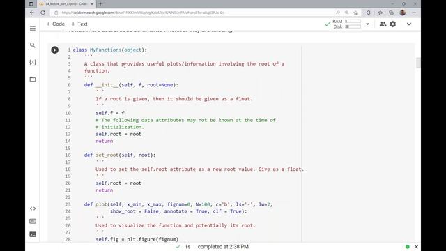 Root finding, classes of functions, and fancier annotation of plots (04 part a video 1 of 5) смотреть онлайн