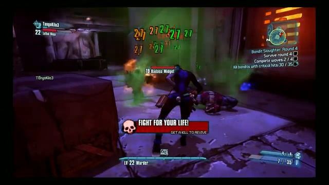 The Adanion and WiB Show! Borderlands 2 Walkthrough - Round 4 Slaughter Time! смотреть онлайн