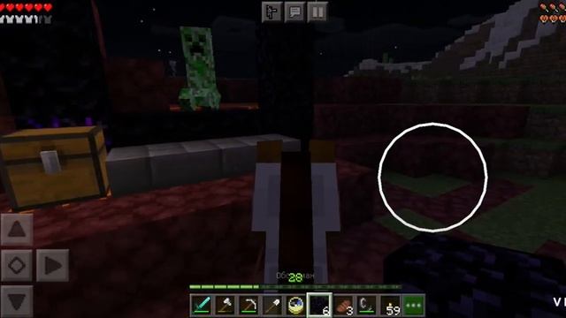 Выживание в Minecraft#9.Искажённый лес в аду. смотреть онлайн