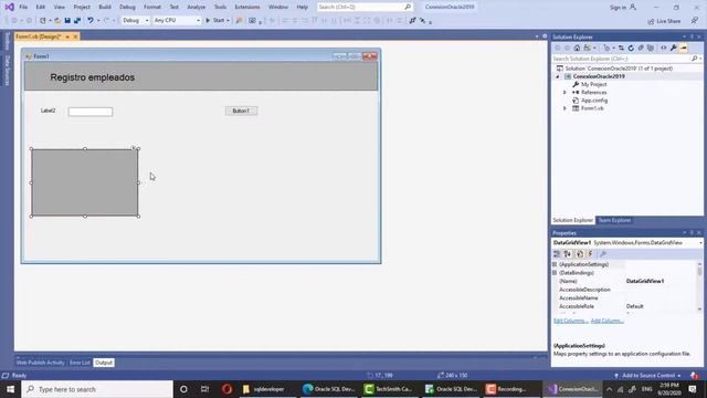 CRUD Oracle XE 18c Visual Basic 2019, Instalacion y Conexion Oracle смотреть онлайн