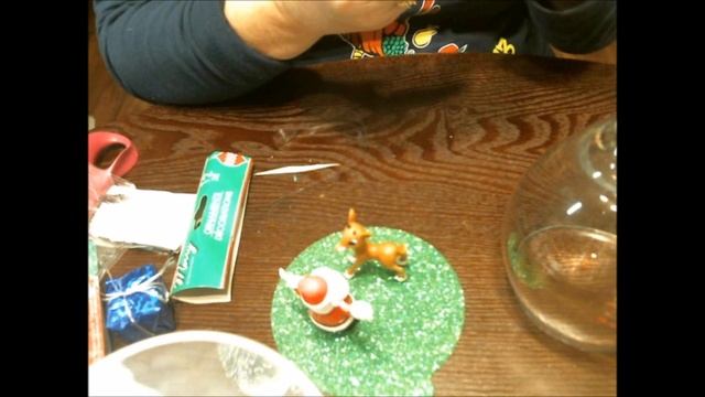 Snow globe candlestick holder tutorial смотреть онлайн