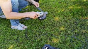 STERWINS.Обзор.Как снять и заточить нож на газонокосилке