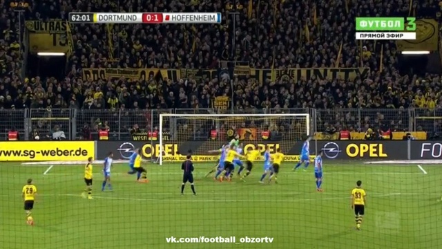 Боруссия Дортмунд 3-1 Хоффенхайм | Германия. Бундеслига | 23 тур | Обзор матча смотреть онлайн