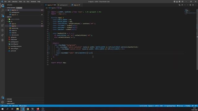 How to create a switch from scratch using GSAP in React смотреть онлайн