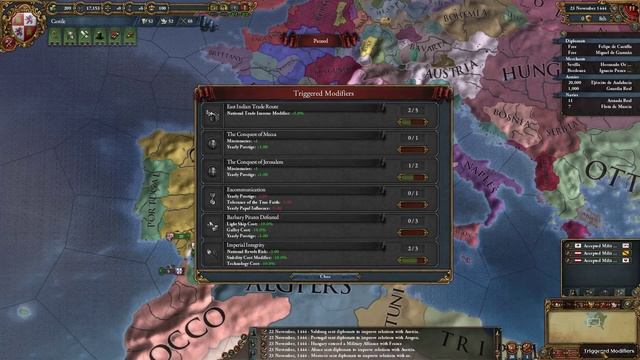 Европа Универсалис 4 - Туториал 2 (Интерфейс) смотреть онлайн