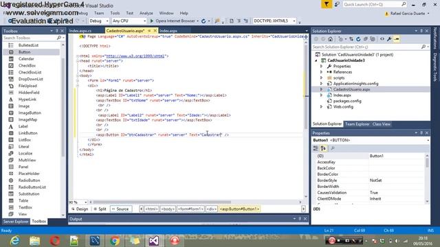 Fazer cadastro de Clientes em Asp. Net usando MySql смотреть онлайн