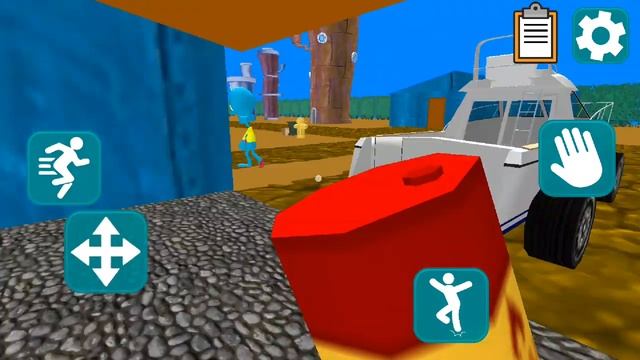 Hello Squid Neighbor. Sponge's Escape - LEVEL 2 #10 смотреть онлайн