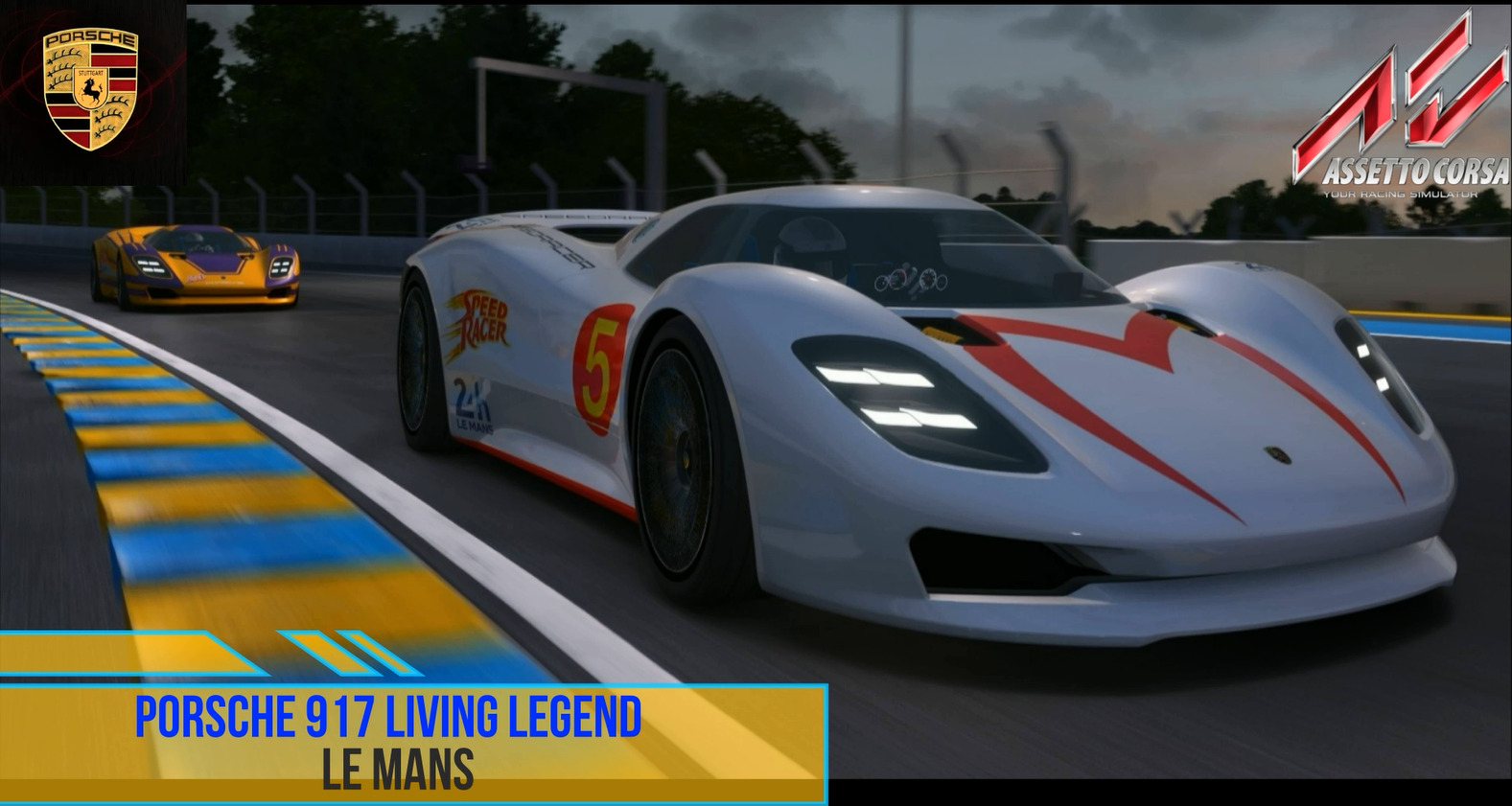 Porsche 917 Living Legend - Le Mans | Assetto Corsa. смотреть онлайн