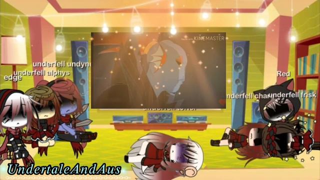 Underfell reacts to "Grlls" (original?) смотреть онлайн