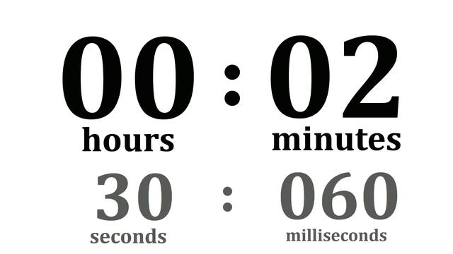 CLOCK 5 minutes = 300 seconds = 300000 milliseconds, Full HD 60fps, no audio, vHmsmc3i смотреть онлайн