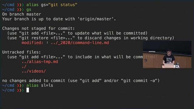 Lecture 5: Command-line Environment (2020) смотреть онлайн