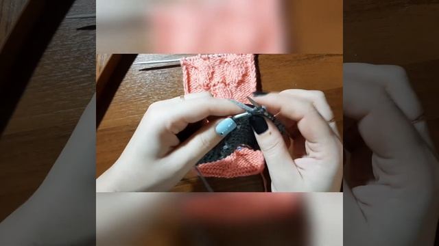 Узор РАКУШКА или Листочек спицами смотреть онлайн