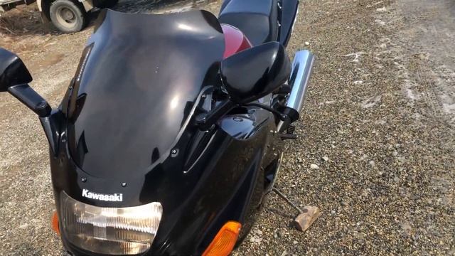 Видео запуска Kawasaki ZZR 1100 смотреть онлайн