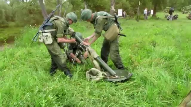 Минометный расчет на позиции смотреть онлайн