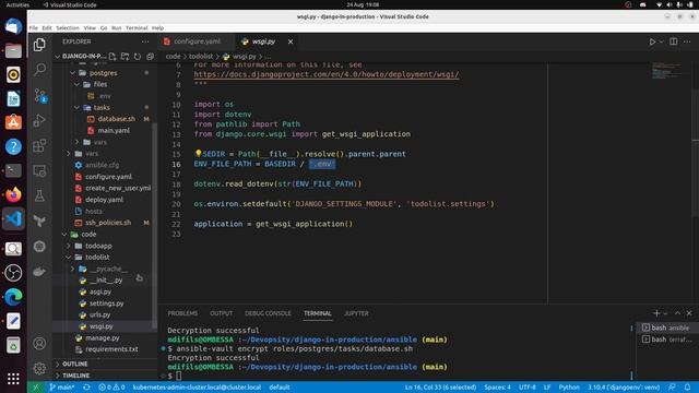 Deploy Django App In Production With Ansible and Terraform. Part-3 смотреть онлайн