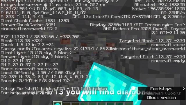 How to find diamond easily in Minecraft (1.12+) смотреть онлайн