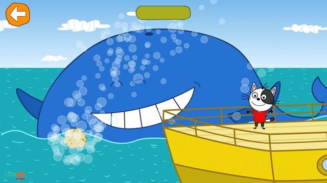 Kid-E-Cats Games: Kid-E-Cats Sea Adventure (Full Game) - Little Kittens! Super Fishing! смотреть онлайн