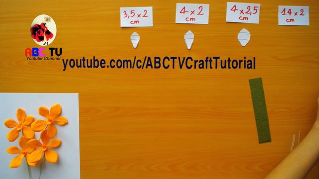 ABC TV | How To Make Buffalo Orange Mokara Orchid Paper Flowers From Crepe Paper - Craft Tutorial смотреть онлайн