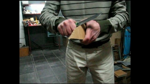 Нож быстрорез Р6М5. Рез картона #2. Спуски, тест. смотреть онлайн