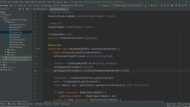 Toolbar | Toolbar In Android Studio | Back Pressed On Toolbar | How To Make ECommerce App| Java смотреть онлайн