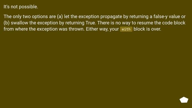 Python with statement, continue смотреть онлайн