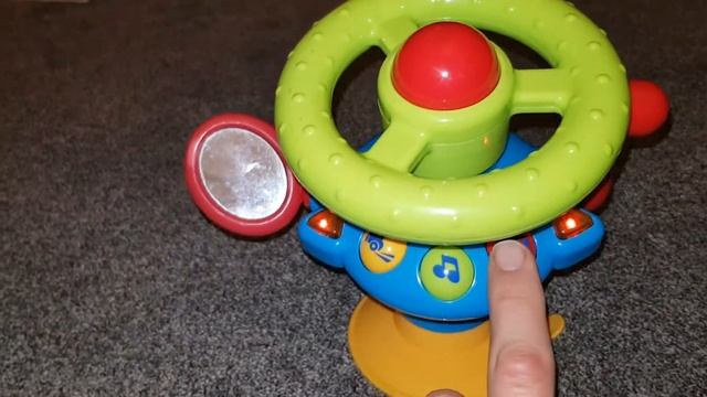 ELC early learning centre steering wheel light and sound car toy смотреть онлайн
