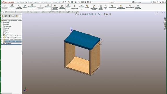 Урок 4 Уроки Solid Works. Создание параметрической сборки смотреть онлайн