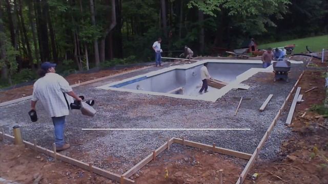 Строим бассейн. Пошаговый процесс. смотреть онлайн