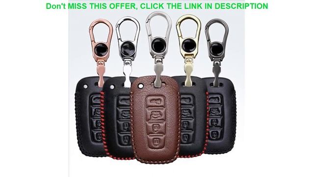 Top Leather Car Keychain Shell for Kia Sorento K5 K4 K3S KX3 KX5 Hand-sewn Car Key Cover Protective смотреть онлайн