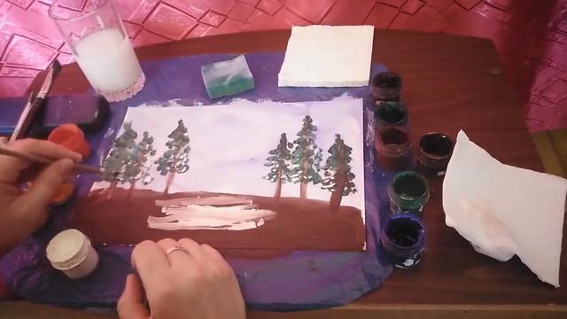 РИСУЕМ КОСТЁР В ЛЕСУ смотреть онлайн