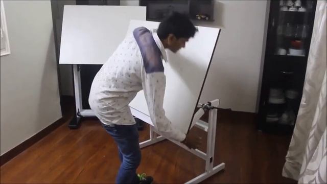 Installation of Drawing Board Stand and using Parellel Bar смотреть онлайн