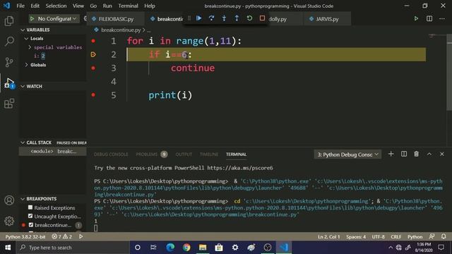 Break & Continue Statements in Python || Free Python Course || Coding Anna || Tamil смотреть онлайн