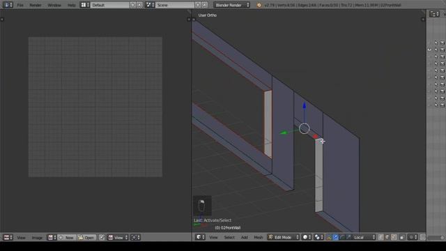 101.04 Моделирование здания в Blender. UV Mapping объектов смотреть онлайн