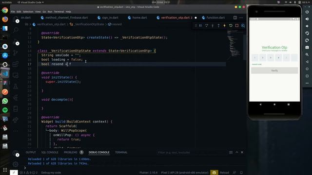 Authentification SMS OTP avec Flutter et Firebase смотреть онлайн
