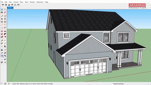 Cara Mengatasi Tampilan Area Object Hilang di Sketchup смотреть онлайн
