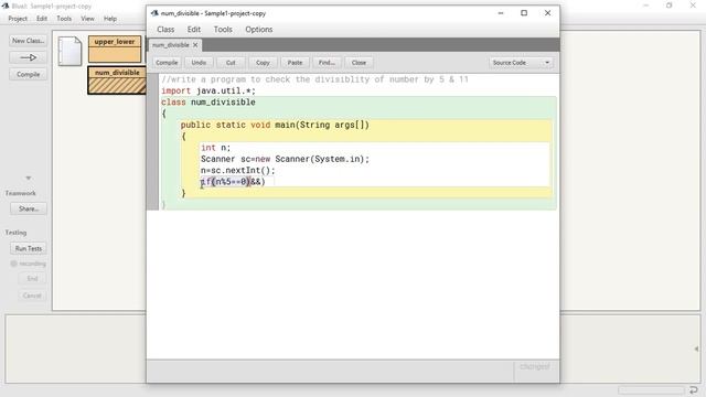 BlueJ Environment - Java Programming For Class 9 ICSE - Divisibility of a Number смотреть онлайн
