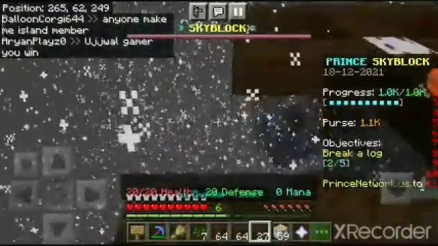 hypixel like skyblock server for Minecraft pe + java | part #2 in Prince network | by vivek смотреть онлайн