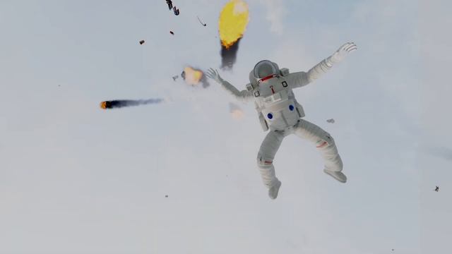 Astronaut falling from sky blender 3.6 cycles render || Orenda studio смотреть онлайн