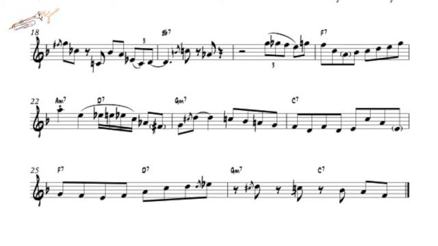 Sandu - Clifford Brown and Harold Land, Solos Transcription смотреть онлайн