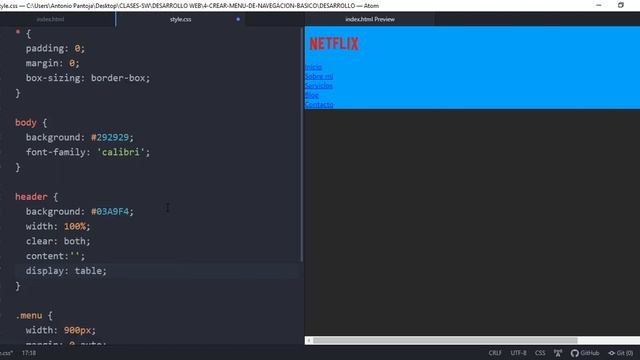 Crear un Menú de navegación con HTML y CSS - Desarrollo Web смотреть онлайн
